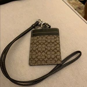 Coach lanyard ID